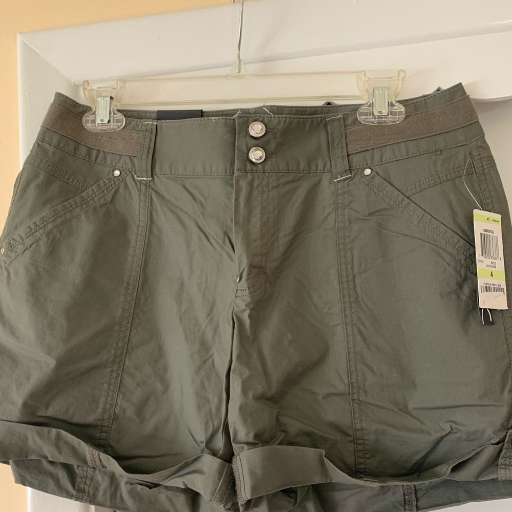 INC International Concepts cuffed cargo shorts